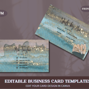 Nail Business Card Template, Business Cards