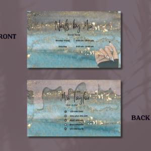 Nail Business Card Template, Business Cards