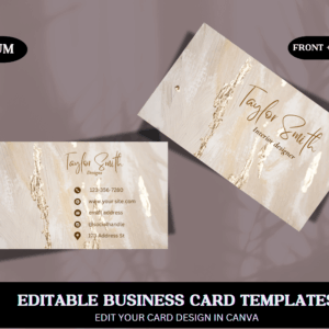Business Card Template, Business Card Design Template