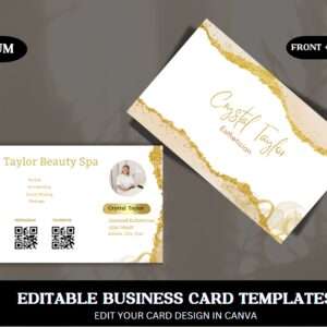 QR Code Business Card Template