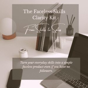 The Faceless Clarity Kit To Your Monetize Skills